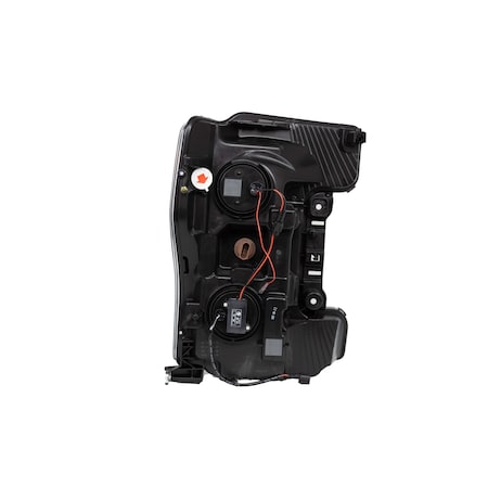 Renegade Fullled High/Low Beam Sequentail Head Light - Black/Clear CHRNG0670-B-SQ